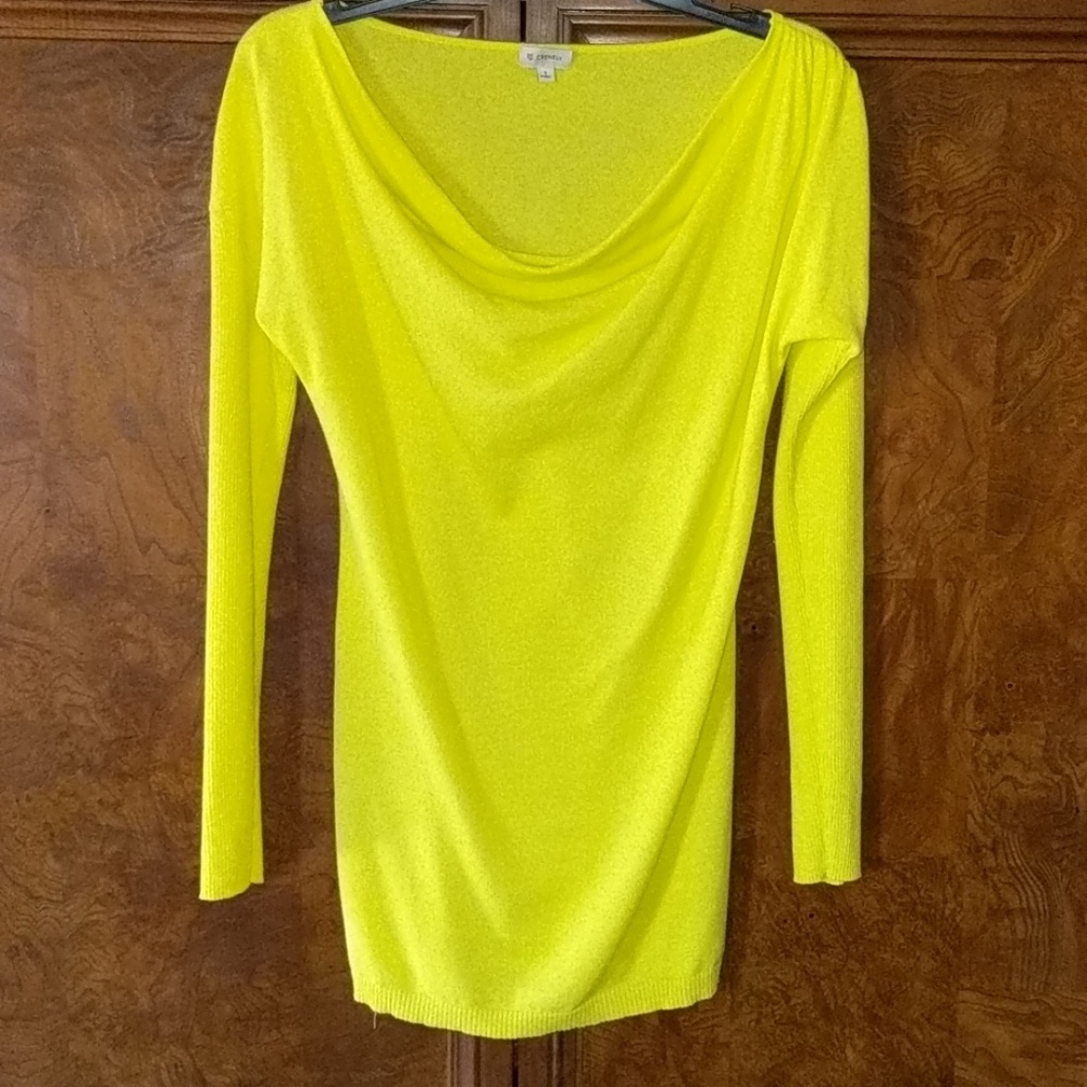 Daniel Cremieux yellow sweater-tunic